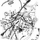 CB450K6 Wire harness @ ignition coil