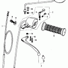 CB350F Left handle switch @ cable clutch
