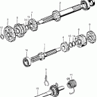CT90K5 Transmission @ kick starter