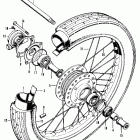 CB350F Переднее колесо