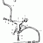 CB350F Передние тормозные трубки