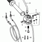 CB350F Right handle switch