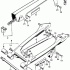 SL125K2 Swingarm @ chain case