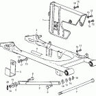 XR75 Swingarm @ chain case