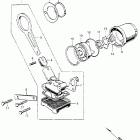 CB350G Масляный насос и фильтр