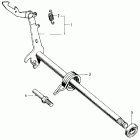 CB500K2 Gearshift spindle