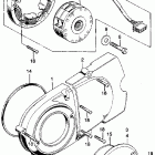 SL125K2 Left crankcase @ alternator