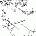 CB500K2 Rear brake panel @ brake pedal