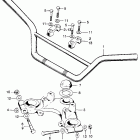 SL125K2 Handlebar @ fork top bridge