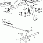 XR75 Brake pedal @ side stand