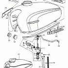 CB350G Fuel tank @ fuel valve