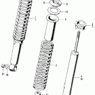 SL100K2 Rear shock absorber k2-k3
