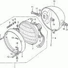 SL125K2 Headlight @ headlight case