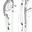 CB500K2 Цепь ГРМ и натяжитель