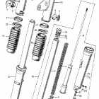 CB350G Передняя вилка