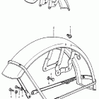 CB350G Переднее крыло