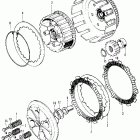CB500K2 Сцепление