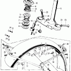 CB500K2 Steering stem @ front fender