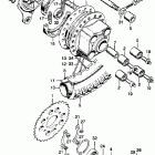 SL125K2 Заднее колесо