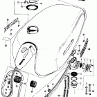 CB500K2 Fuel tank @ fuel valve