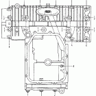 CB500K2 Lower case (bolt, washer)