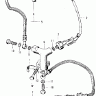 CB500K2 Передние тормозные трубки
