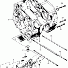 Z50AK4 Crankcase @ oil pump