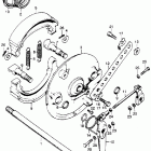 CB175K7 Front brake @ panel