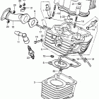 XR75 Цилиндр и головка цилиндра