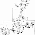 CL100S3 Коленвал и поршни