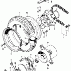 CT70K2 Заднее колесо