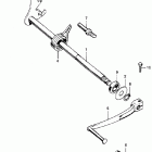CB175K7 Gearshift spindle @ change pedal