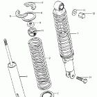CL350K5 Cl350k5  rear shock absorber