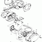 CB350G Cylinder head side cover  @ points @ advancer