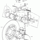 CB350G Cb350g front brake caliper @ disc