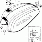 SL125K2 Fuel tank @ fuel valve