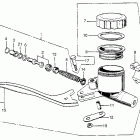 CB350G Cb350g master brake cylinder