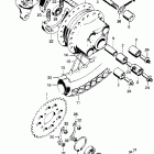 CL100S3 Заднее колесо