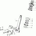 CB350K4 Steering stem k4