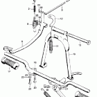 CB100K2 Cb100 main stand @ step bar k2
