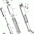 CL70K3 Rear shock absorber k1-k3