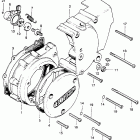 SL350K2 Left crankcase cover  @ rearcover