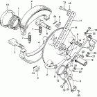SL350K2 Front brake @ panel
