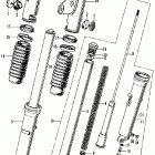 CL350K4 Cl front fork k4