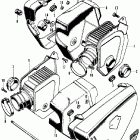 CB350K3 Воздухозаборник
