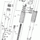 CB750K2 Передняя вилка