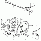 SL350K2 Задний тормоз