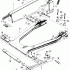 CB750K2 Swingarm @ chain case
