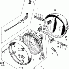 CB350K3 Headlight @ headlight case