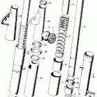 CB100K2 Cb100 front fork k2